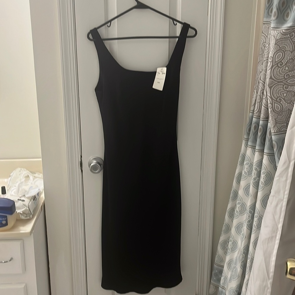 Evan Picone black sleeveless dress. Never been worn.